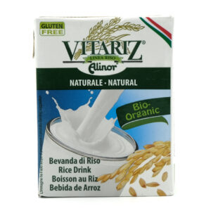 Nápoj ryžový natural Vitariz bio 200ml bio Alinor - ryžové mlieko - ryžový nápoj - rastlinné mlieko - rastlinný nápoj - rastlinne mlieko - ryzove mlieko - ryzovy napoj - ryžové mlieko recept - ryzove mlieko vyroba - rastlinne mlieko recept - ryžové mlieko účinky - alpro ryzove mlieko - joya ryzove mlieko